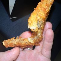 I love crispy hash browns but these were all crisp and no potato, like eating crackers  at V-Grits and Chimera Brewing in Louisville