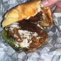 Nashville hot chicken  at V-Grits and Chimera Brewing in Louisville