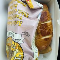 Chips and deli sandwichh  at V-Grits and Chimera Brewing in Louisville