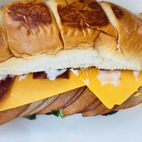 Big and filling deli sandwichh  at V-Grits and Chimera Brewing in Louisville