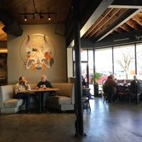 Interior seating  at V-Grits and Chimera Brewing in Louisville