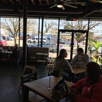 Interior seating  at V-Grits and Chimera Brewing in Louisville