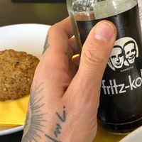 Fritz brand lemonade / coke at Samocca in Aue