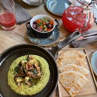 Hummus  at Ugolek in Moscow