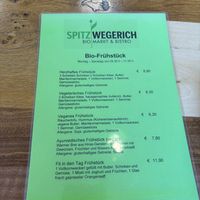Breakfast options, now including ham (Schinken) - March 2026  at Spitzwegerich KG in Leibnitz