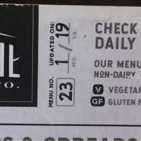 Vegan friendly!  at Rail Trail Flatbread Co in Hudson