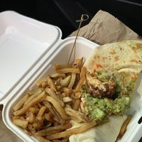 Veggie naan-wich  at Rail Trail Flatbread Co in Hudson