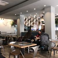 Indoors at Veganapati in Lisbon