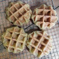Sakura Toffle with a cute flower on top at Iriyama Tofu Shop in Kyoto