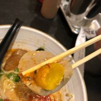 Vegan egg 2 at Ramen Hood - Pop up in New York City