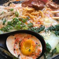 OG ramen with vegan egg at Ramen Hood - Pop up in New York City