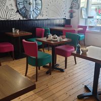 Inside at Hettie's Tearoom in Pitlochry