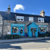 Exterior of the cafe   at Hettie's Tearoom in Pitlochry