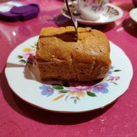 Vanilla cake at Hettie's Tearoom in Pitlochry