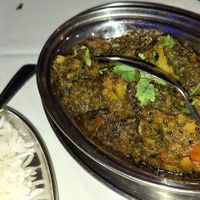 Saag Aloo at Shahib's in Bowness-on-windermere