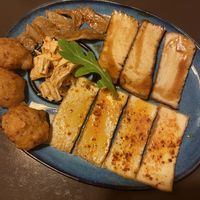 Delicious homemade tofu at Kokyo in Stockholm