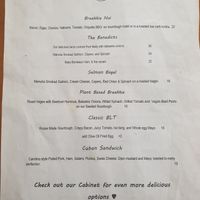 Menu page 2! at Nina's Kitchen in Gisborne