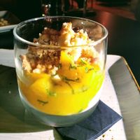 Coconut panecotta at Ussco in Gisborne