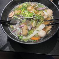 Vegan pho with seitan  at Saigon Village in Gersthofen