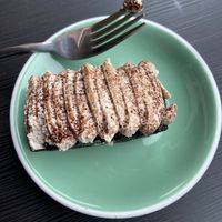 Vegan mocha loaf  at 92 Degrees Coffee in Liverpool