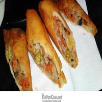 Spring Rolls at Loving Hut - Huaining in Taipei