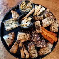 Cheese platter  at Apuro Vegan Bar in Porto