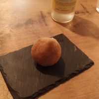 Seitan coxinha at Apuro Vegan Bar in Porto
