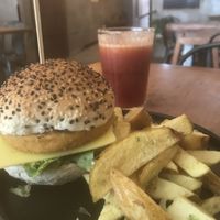 No no no free chicken   at Apuro Vegan Bar in Porto