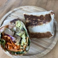 Doggy burrito   at Apuro Vegan Bar in Porto