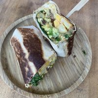 Lazy burrito  at Apuro Vegan Bar in Porto