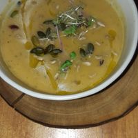 Soup at Apuro Vegan Bar in Porto