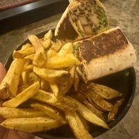 Burrito action   at Apuro Vegan Bar in Porto