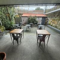 Courtyard   at Apuro Vegan Bar in Porto