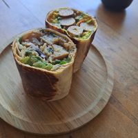 Evil burrito - not sure how it goes this label! at Apuro Vegan Bar in Porto