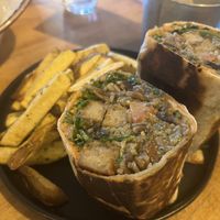burrito evil  at Apuro Vegan Bar in Porto