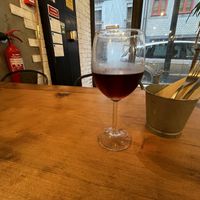Red wine  at Apuro Vegan Bar in Porto