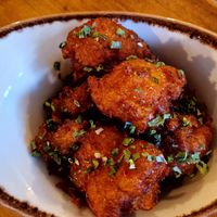 "Chicken" (coliflower) wings at Apuro Vegan Bar in Porto