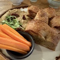 Hummus  at Apuro Vegan Bar in Porto