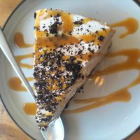 Cheesecake at Apuro Vegan Bar in Porto