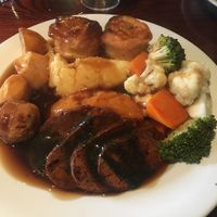 Vegan Sunday roast  at Ivy House in Sunderland
