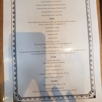 Sunday menu at Ivy House in Sunderland