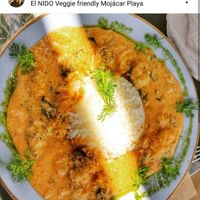 2nd visit & I had Thai Red Curry - scrumptious 💕 at El Nido Veggie Friendly in Mojacar