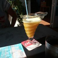 home made orange juice at El Nido Veggie Friendly in Mojacar