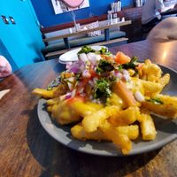 Loaded Fries at Joe Vinny & Bronsons Bohemian Cafe in El Paso
