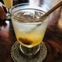 Seasonal drink (August 2020) - "Ume" Ginger ale  at TSUNAGORO in Yokohama