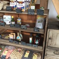 Little shop in the entrance at TSUNAGORO in Yokohama