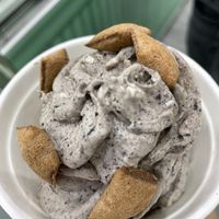 Banana with Oreo cookies and some cereal above   at Yummy Yummy World of Flavors in Eilat