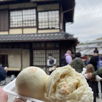 Tofu steamed bun  at Tofu Manjyu Okutan Kiyomizu in Kyoto