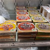 crème brûlée   at Whole Foods Market - Robson in Vancouver