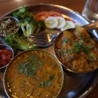Vegan thali 🙏 at Nireas Healthy Haven in Palolem